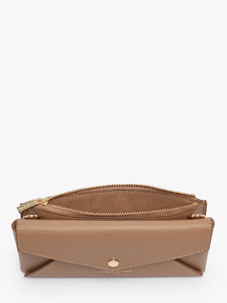 Portefeuille Leder Lancaster Beige sierra pm 15 ander zicht 1